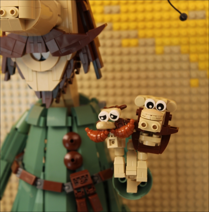 LEGO MOC - Новогодний Кубик 2020 - Падал прошлогодний снег: Ну и на правах бонуса - пара первых вариантов для головы мужика.<br />
На этом конец!<br />
С Новым годом всех!;)