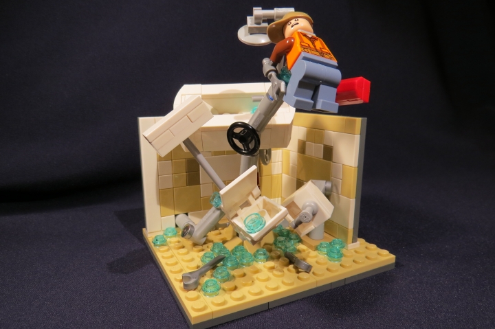 LEGO MOC - LEGO-конкурс 16x16: 'Все работы хороши' - Сантехник Петр и восстание санузла: фото3