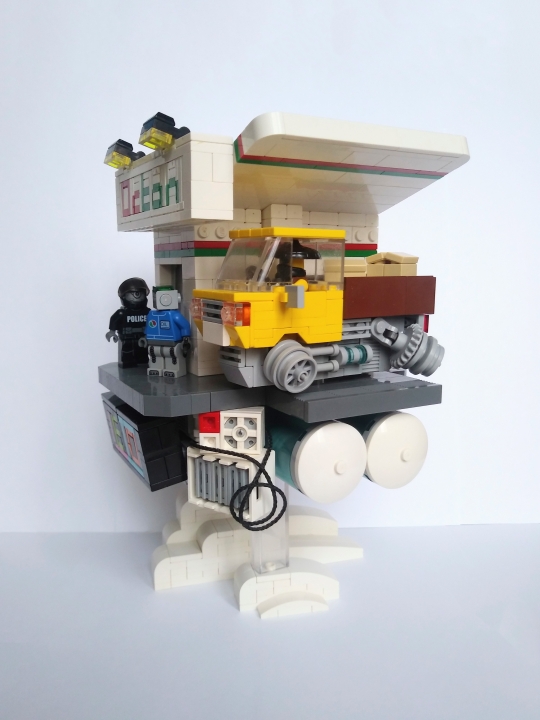 LEGO MOC - LEGO-конкурс 16x16: 'Киберпанк' - Автозаправочная станция