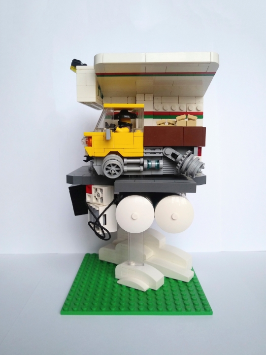 LEGO MOC - LEGO-конкурс 16x16: 'Киберпанк' - Автозаправочная станция