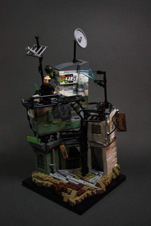 LEGO MOC - LEGO-конкурс 16x16: 'Киберпанк' - Выживание