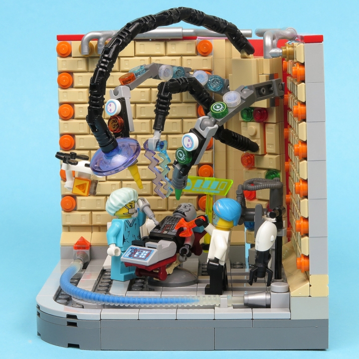 LEGO MOC - LEGO-конкурс 16x16: 'Киберпанк' - Кибермедицина 