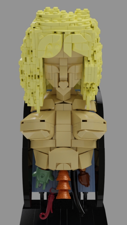 LEGO MOC - LEGO-конкурс 16x16: 'Киберпанк' - «— Я — живое мыслящее существо, рождённое в океане информации»