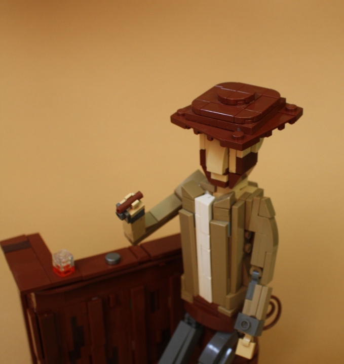 LEGO MOC - LEGO-конкурс 16x16: 'Вестерн' - За барной стойкой 