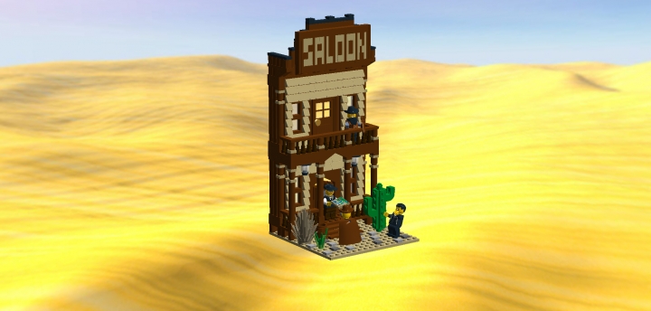 LEGO MOC - LEGO-конкурс 16x16: 'Вестерн' - Внезапная встреча