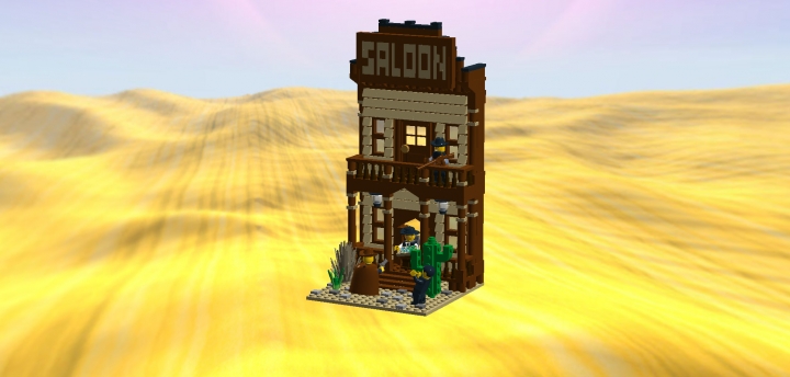 LEGO MOC - LEGO-конкурс 16x16: 'Вестерн' - Внезапная встреча
