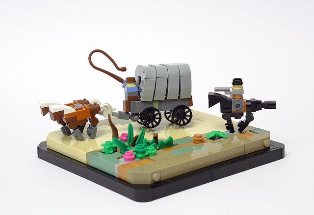 LEGO MOC - LEGO-конкурс 16x16: 'Вестерн' - Дорога на запад