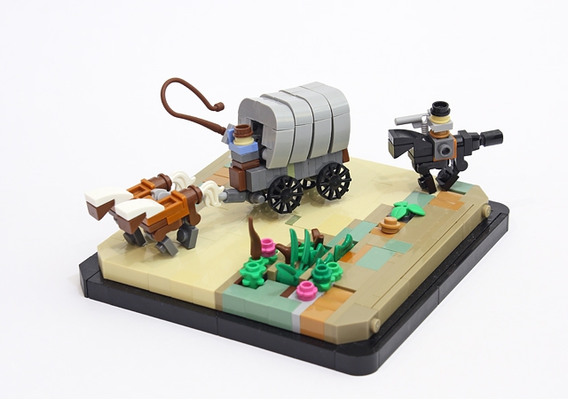 LEGO MOC - LEGO-конкурс 16x16: 'Вестерн' - Дорога на запад
