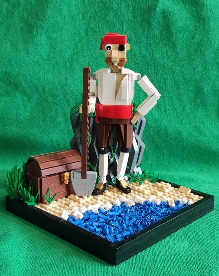 LEGO MOC - LEGO-конкурс 24x24: 'Пираты' - Пиратские сокровища: Наш герой.