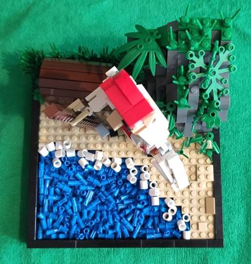 LEGO MOC - LEGO-конкурс 24x24: 'Пираты' - Пиратские сокровища: Вид сверху.