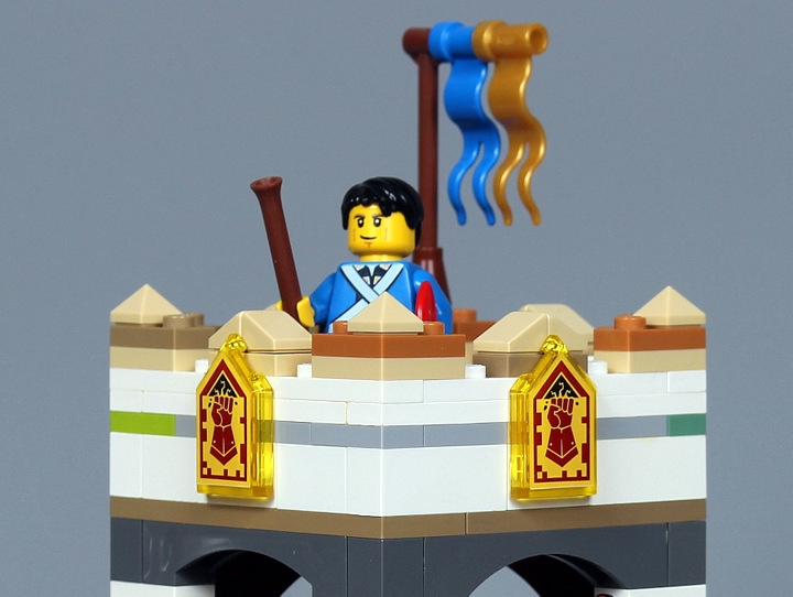 LEGO MOC - LEGO-конкурс 24x24: 'Пираты' - Форт 'Южный': Наверху дежурит самый дальнозоркий. Вдруг пираты рискнуть отбить своих товарищей.