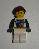 LEGO cty0750 Dragster Transport Truck Driver, GEAR Logo