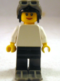 LEGO fst012 FIRST LEGO League Climate Connections Skier Female White Top, Black Helmet