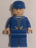 LEGO sw611 Bespin Guard - Light Flesh Head, Detailed Gold Trim
