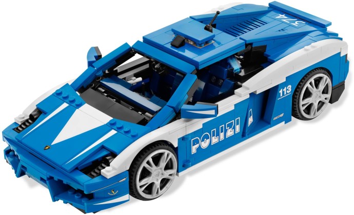 Bricker - Конструктор LEGO 8214 Автомобиль Gallardo LP 560-4 Polizia ...
