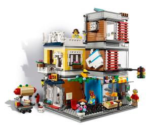 Lego creator 3 in 1 townhouse pet shop and cafe hotsell